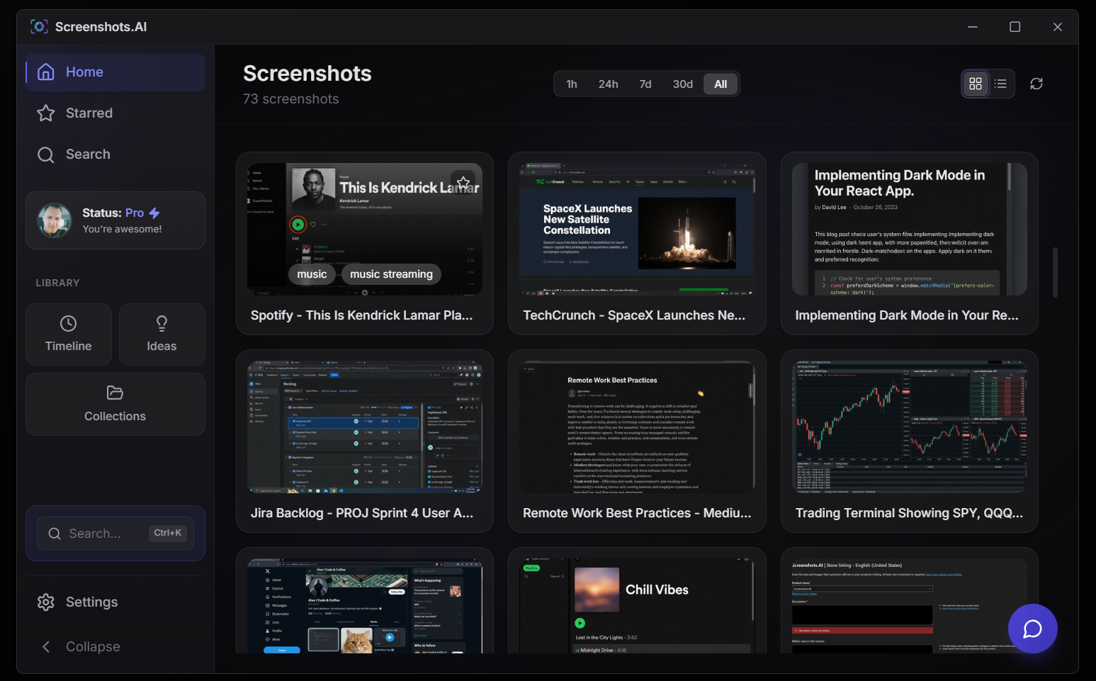 Screenshots.AI App Preview